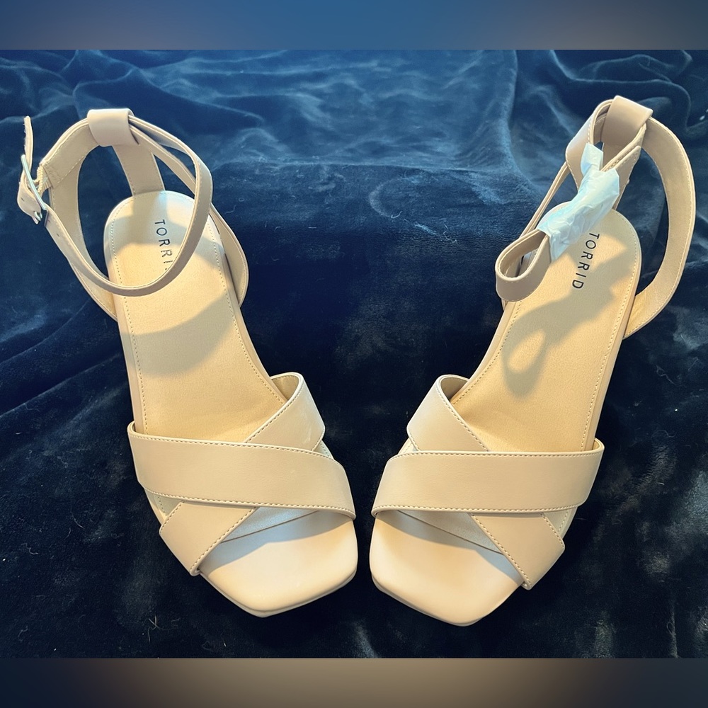 Torrid Nude Block Heels